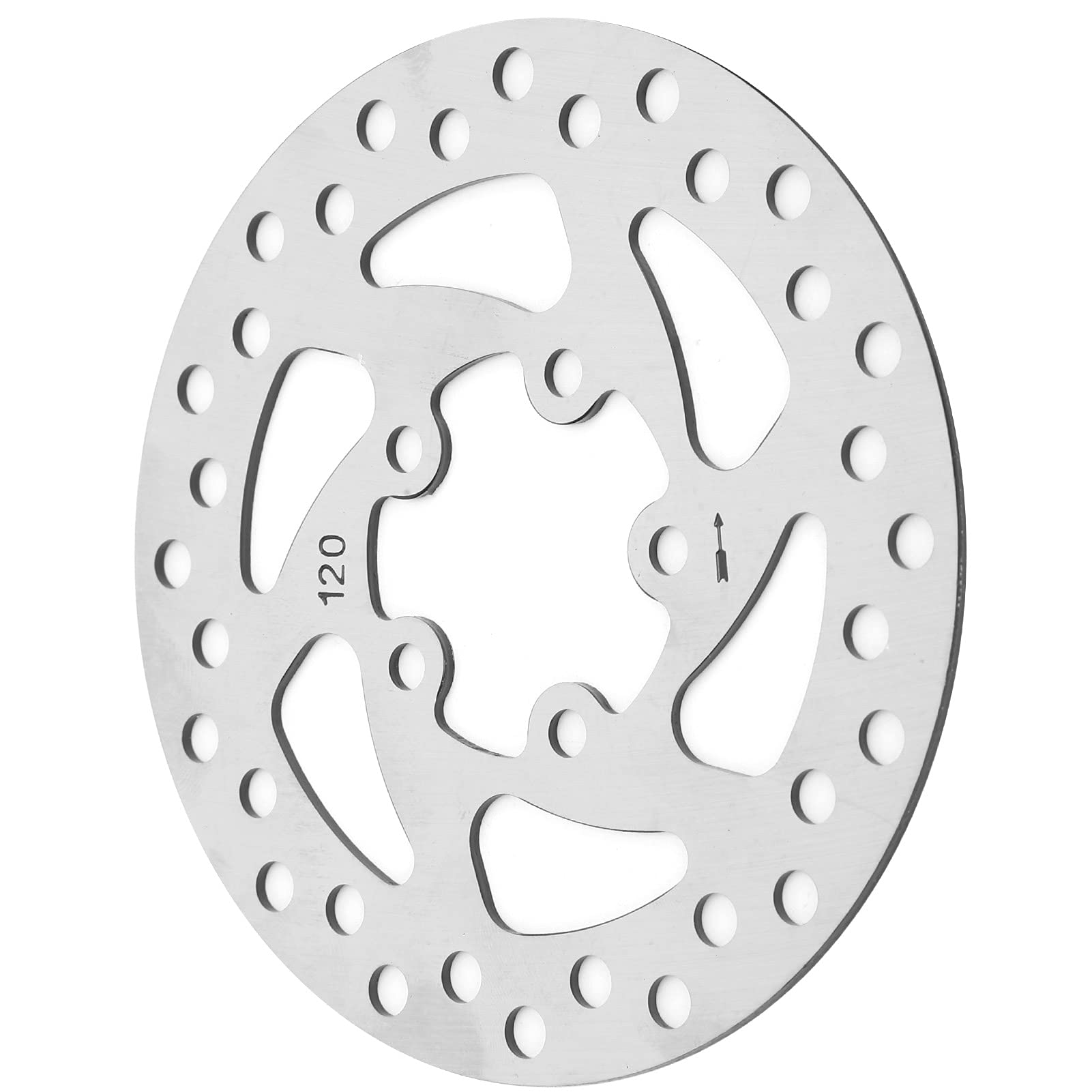 Disque De Frein 120 Mm En Inox Pour Scooter électrique – 5 Trous, Compatible M365/Pro, Avec Plaquettes Et Vis