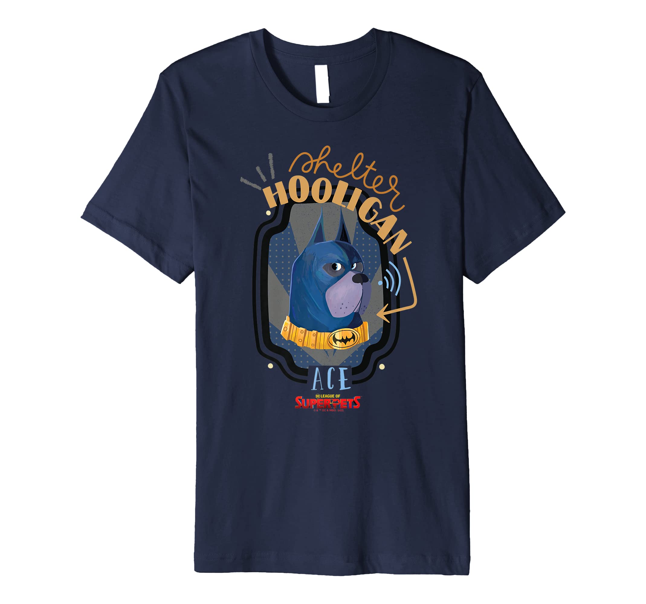 DC League of Super-PetsAce The Bat-Hound Shelter Hooligan Premium T-Shirt
