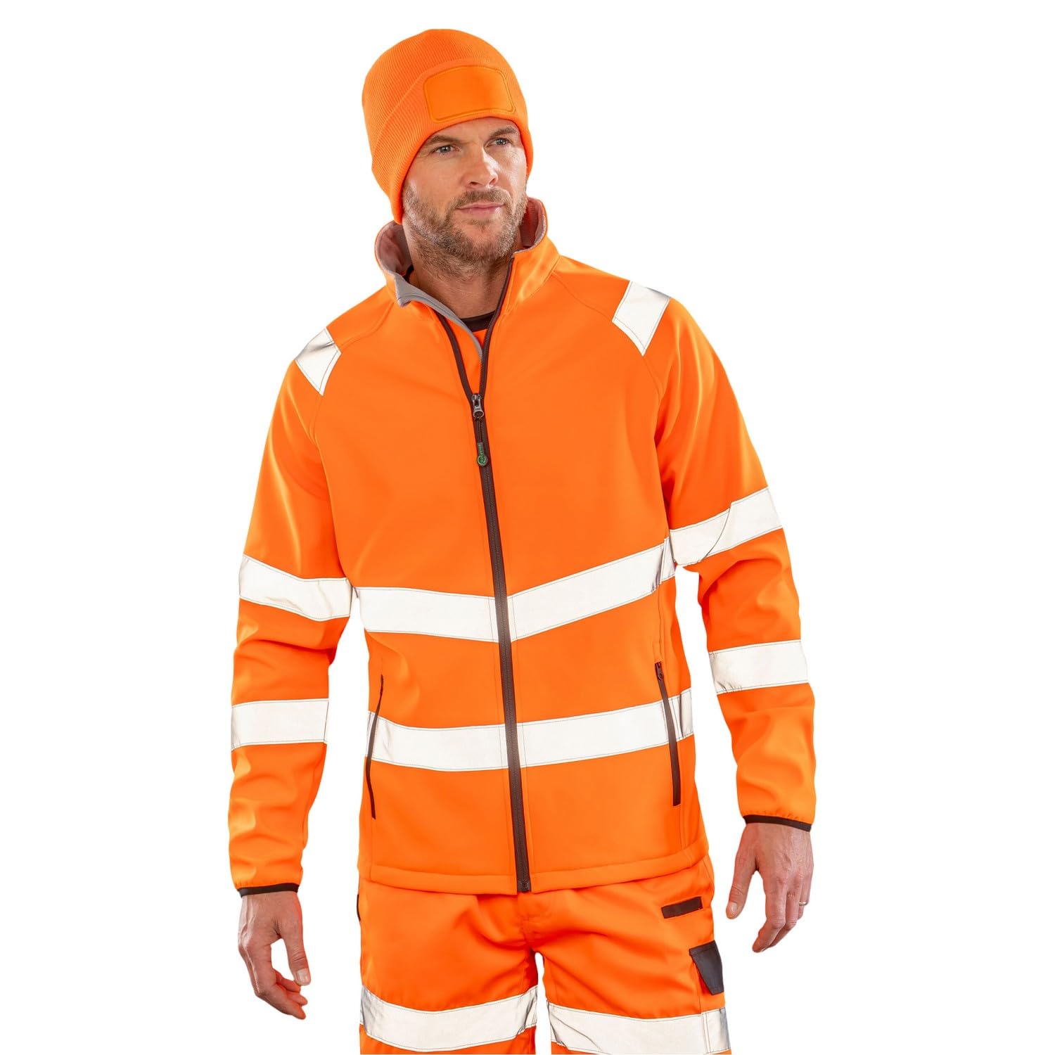 Result - Veste softshell - Homme (S) (Orange fluo)