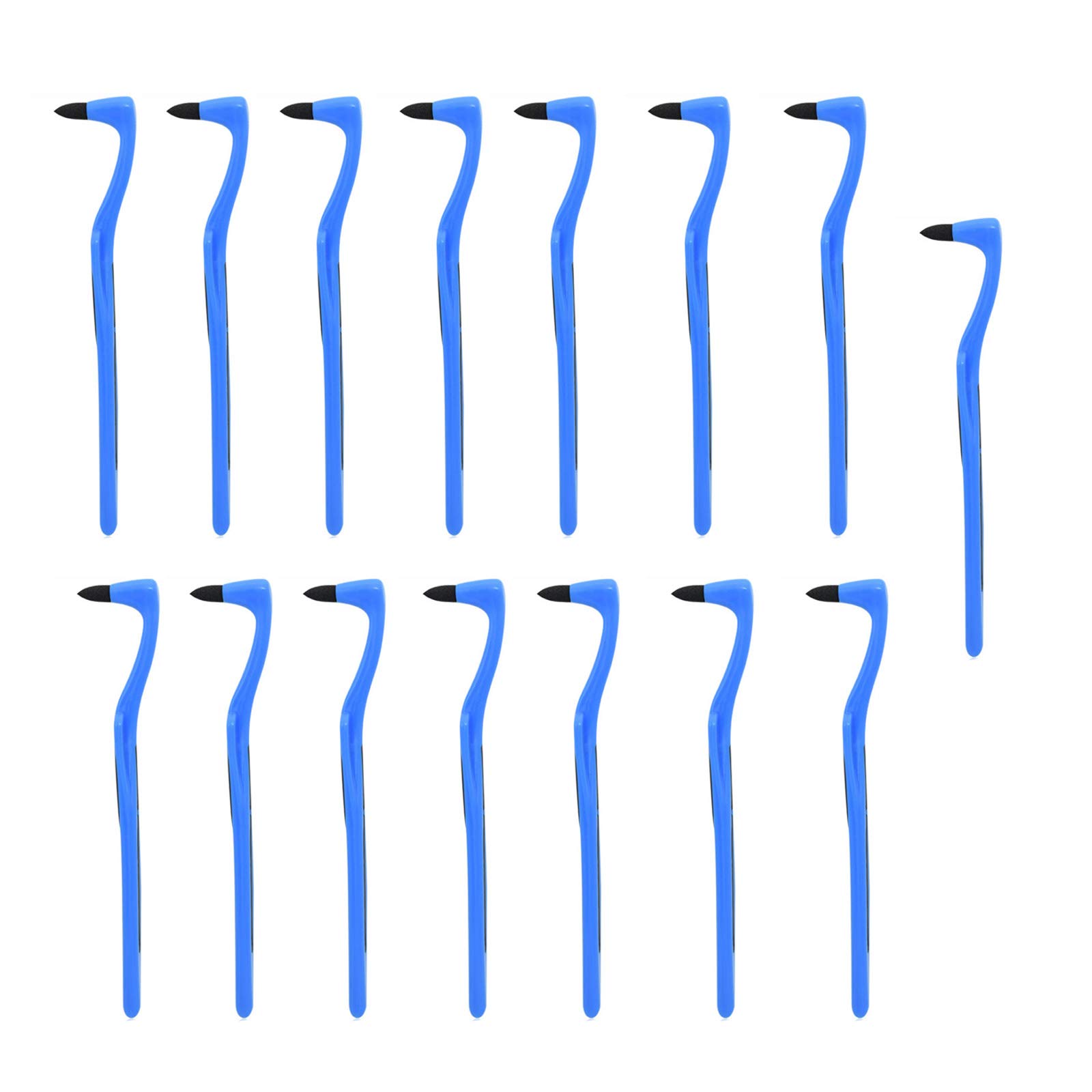 Borrador de manchas de dientes, pulido de dientes, removedor de manchas de dientes, limpieza de dientes, blanqueamiento de dientes, herramienta de cuidado de la higiene bucal para dientes, azul, 15