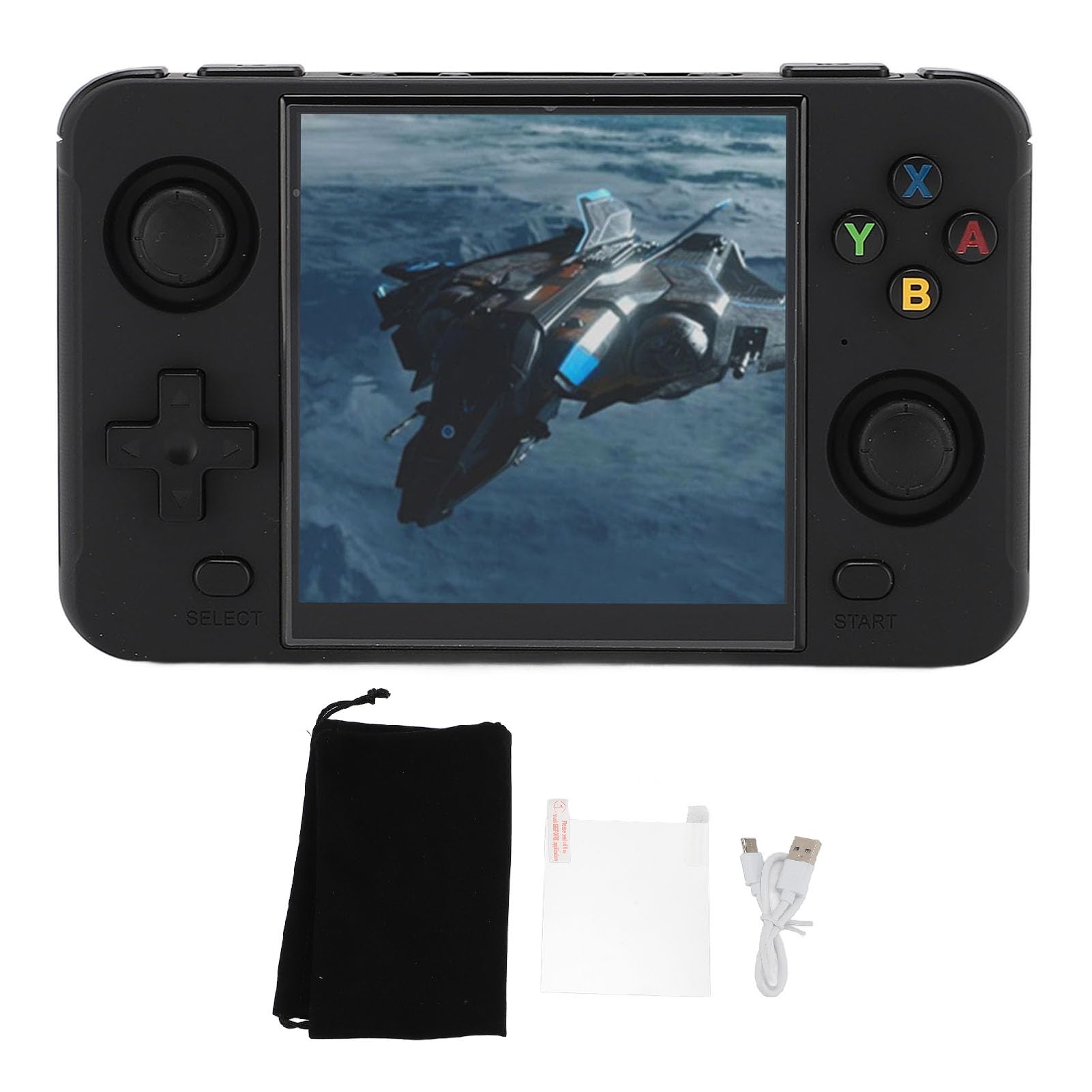 Dioche Console per Videogiochi retrò Console per Videogiochi retrò Portatile Schermo IPS da 4 Pollici per Portatile Open Source per Bambini Opzioni di Memoria 128G (#2)