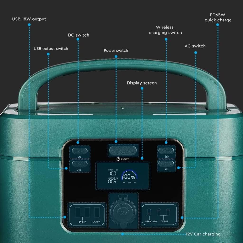 Front Panel Diagram of V-TAC VT-1001