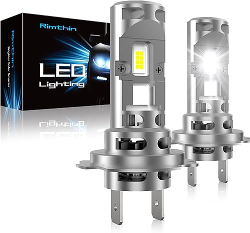 rimthin Bombillas LED H7, 60 W, 16000 lúmenes, luces LED superbrillantes, 6000 K, luz antiniebla blanca fría, Plug and Play, paquete de 2