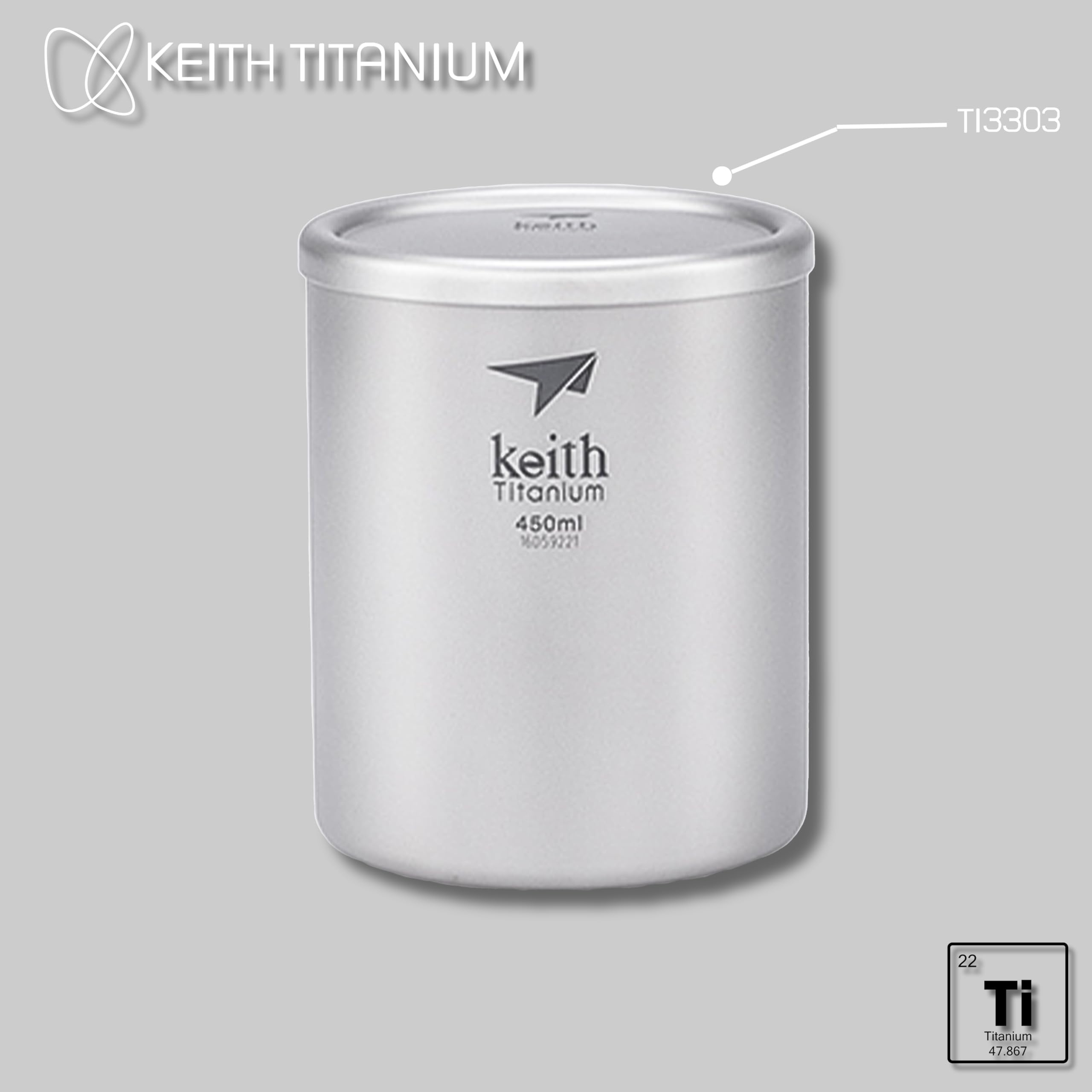 Keith, Tazza Unisex-Adulto, grigio, Taglia unica