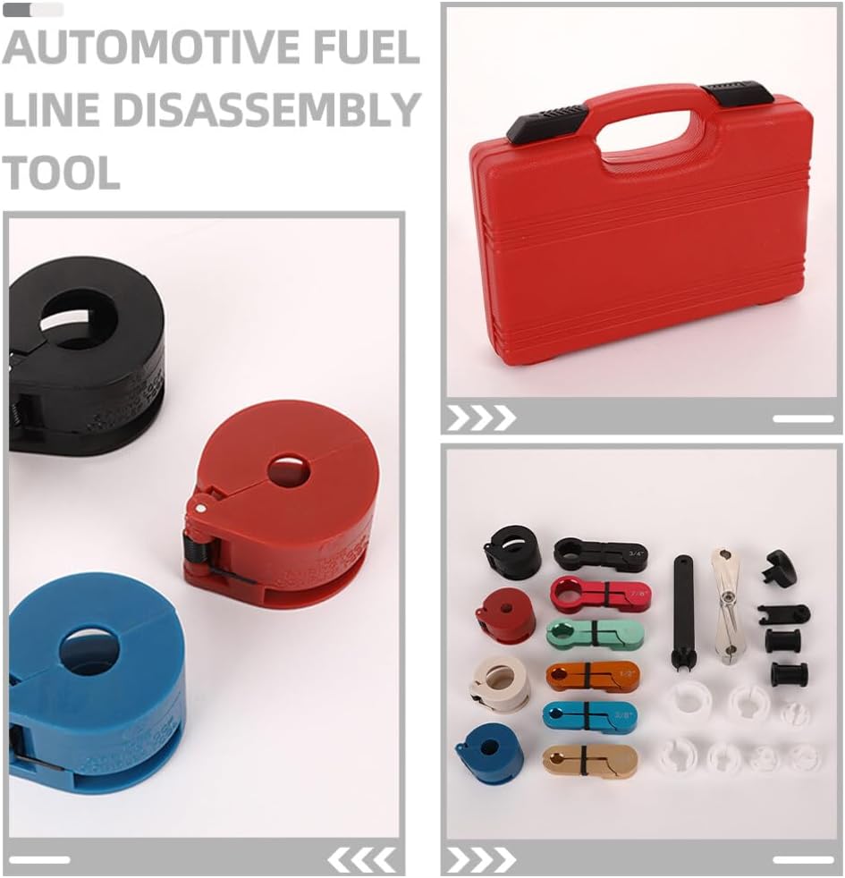 iplusmile 22pcs Automotive Line Remover Tool Set Quick Disconnect Tool for Car Transmission Lines Compatible Various Models and Construction