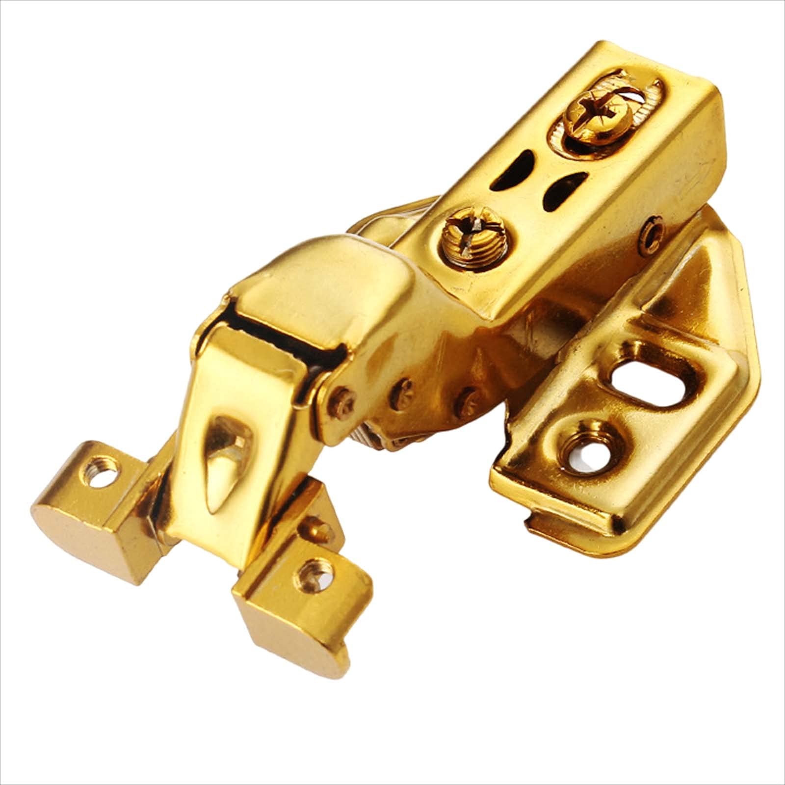 10Pcs Cabinet Hinges, Soft Close Concealed Furniture Rustproof and Corrosion Resistant Easy Mount,Big Bend