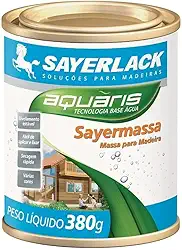 Massa Para Madeira Base Água Sayermassa 380g Sayerlack