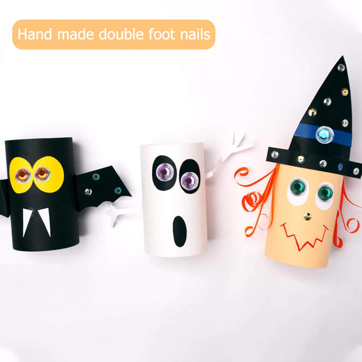 Gadpiparty DIY Brads Craft Scrapbooking Fasteners Handmade Nails Adorable Pins for Shadow Box Decorative