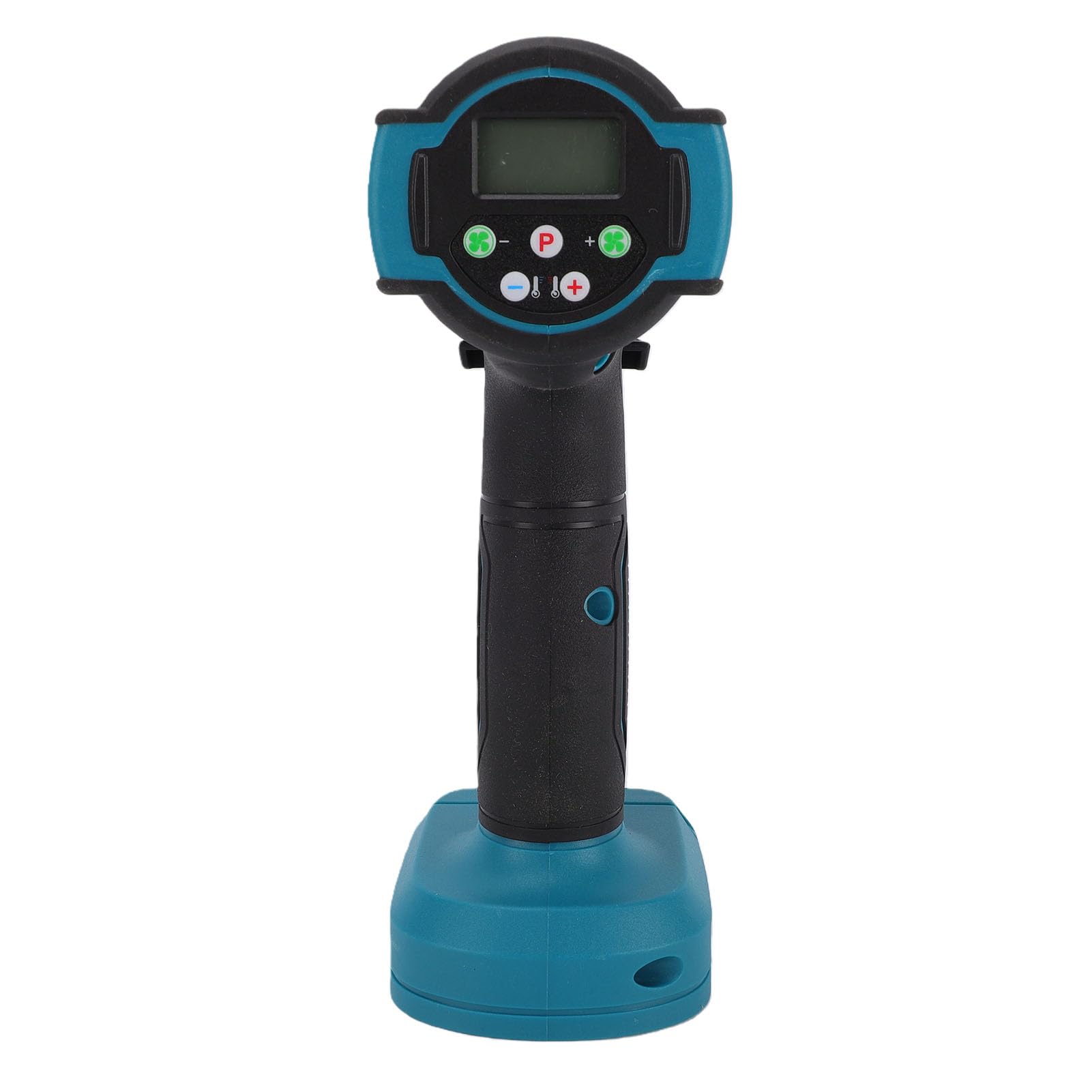 Eujgoov Pistola de Calor Inalámbrica para Batería de 18 V 122-1022 °F LCD Temp Ajustable | 5 configuraciones de flujo de aire, función de memoria guarda la última temperatura, bloqueo de seguridad para decapado de