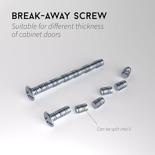 Miniatura 7 de goldenwarm Paquete de 25 tiradores de bronce champán para gabinetes, manijas de gabinete doradas de 5 pulgadas (5.039 in), tiradores de cajones de