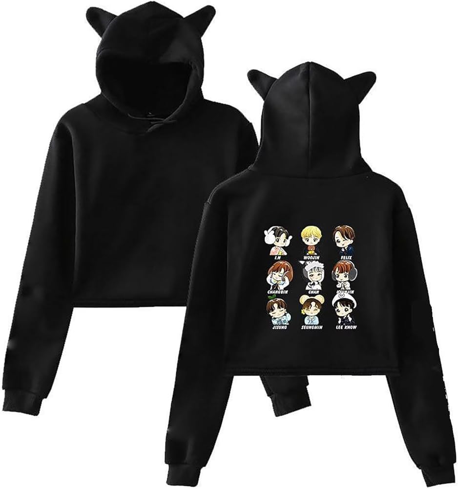 Amazon.com: Outofgas SKZ Hoodie Felix Jisung Minho Bangchan Cat