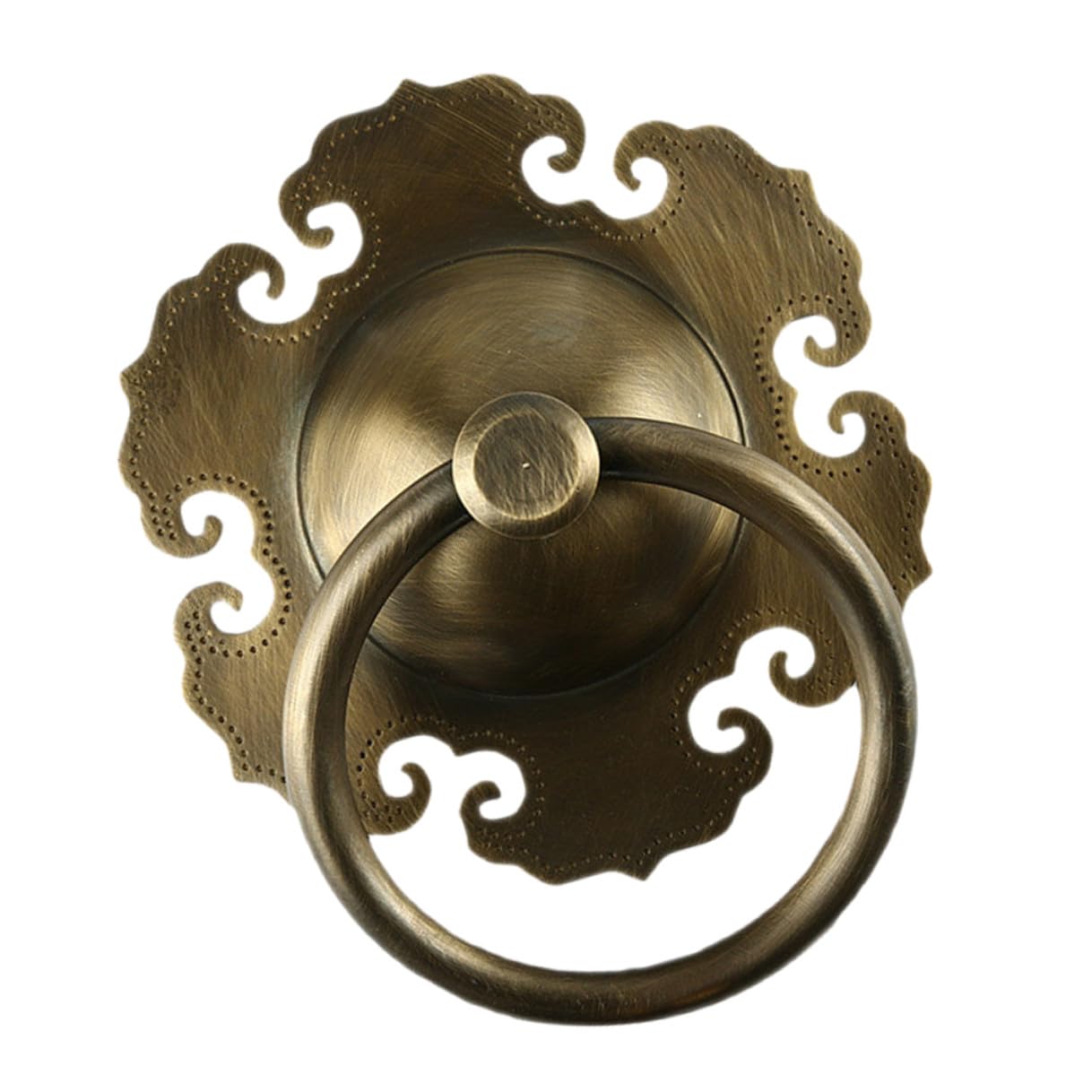Heurtoir de porte rétro en laiton pour sublimer l'entrée de votre villa