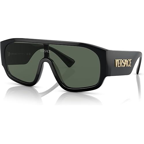 Versace Woman Sunglasses Black Frame, Dark Grey Lenses, 0MM