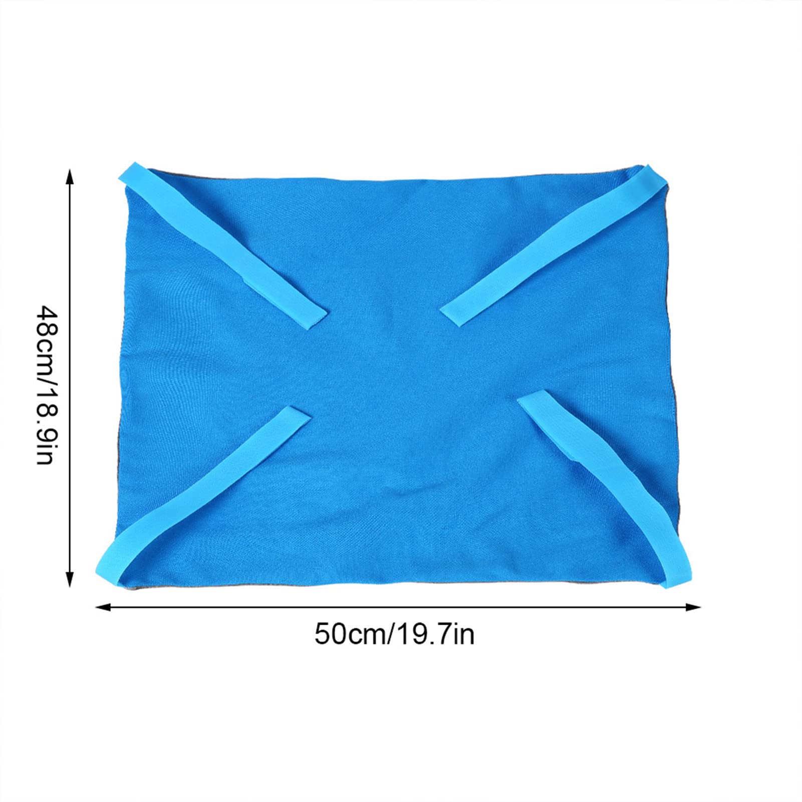 Hamac Suspendu Réversible pour Chat, Lit Suspendu Doux Et Respirant pour Animaux De Compagnie, Hamacs De Table Doux sous la Chaise, Tapis De Lit Suspendu pour Chiot, Chien, Cochon(L-Bleu)