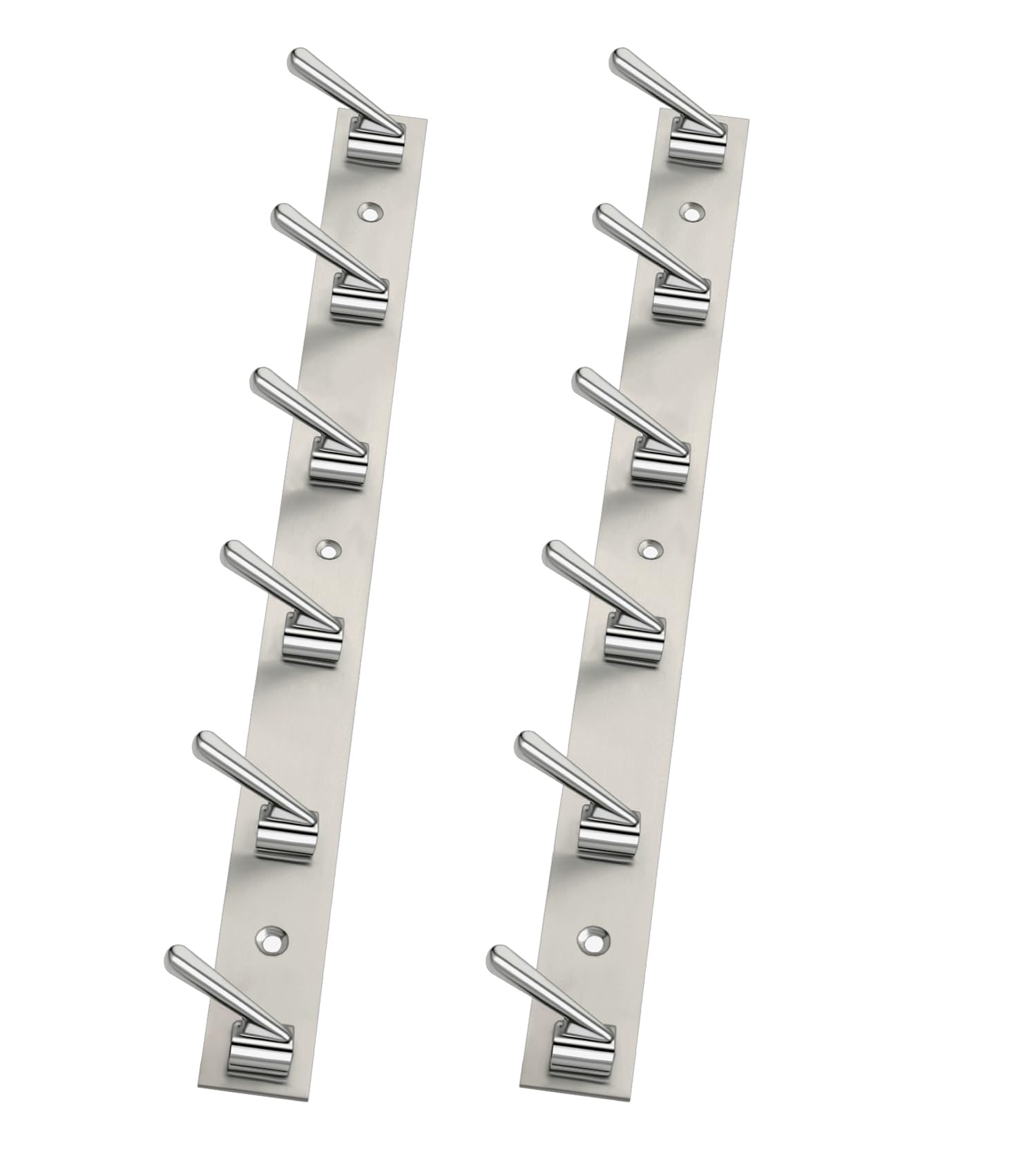 PROMIXO Stainless Steel 6 Pin Bathroom Clothes Hanger | Hanger for Door | Clothes Wall Mounted,| Hooks Rail for Hanging Keys,Cloth,Towel, Accessories Pack of (2) (B09VFJRTPT) Amazon Price History, Amazon Price Tracker