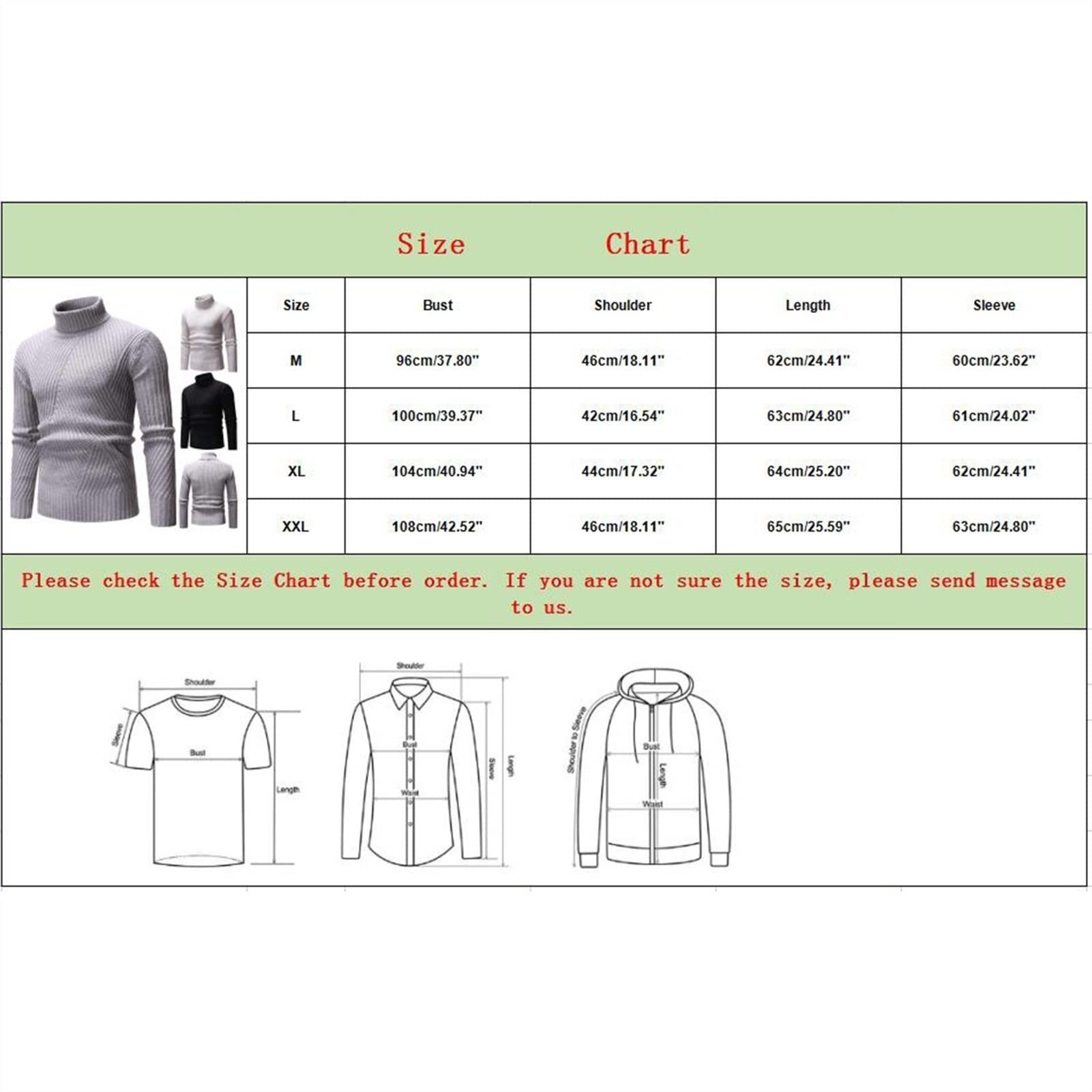 Maglione Lavorato A Maglia da Uomo Autunno&Inverno Caldo Tinta Unita Collo Alto Manica Lunga Casual Maglione Slim Fit A Collo Alto Maglia Top Sweater