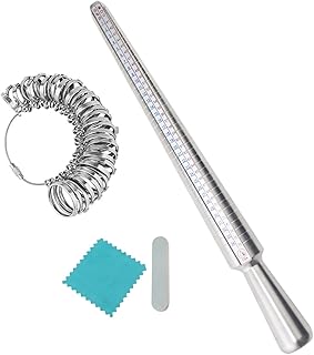 リングサイザー - 33個 再利用可能 調整可能 リングサイズ測定器 - メンズ リングサイザー - 男性 女性 向け ウェディング エンゲージメント ホームメーカー ビーズ作成 誕生日 クリスマス バレンタインデー 用