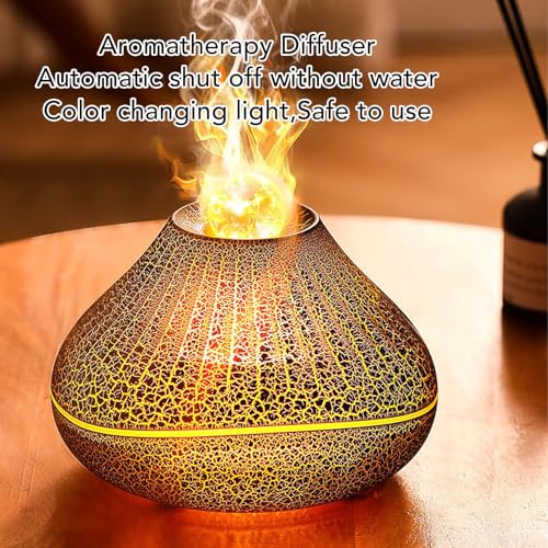 Difusor aromático eléctrico con tanque de 160ml y luz ambiental miniatura 2