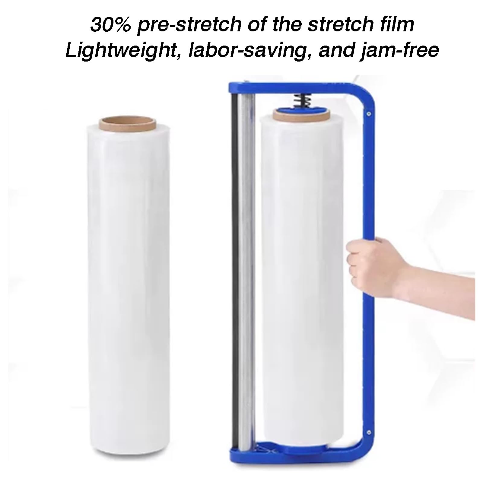 Stangenhalter For Stretchfolienspender, Folienspender, Manueller Stretchfolienspender, Ergonomisches Verpackungswerkzeug, 30 Kg Tragfähigkeit For Verpacken Von Verpackungspaletten