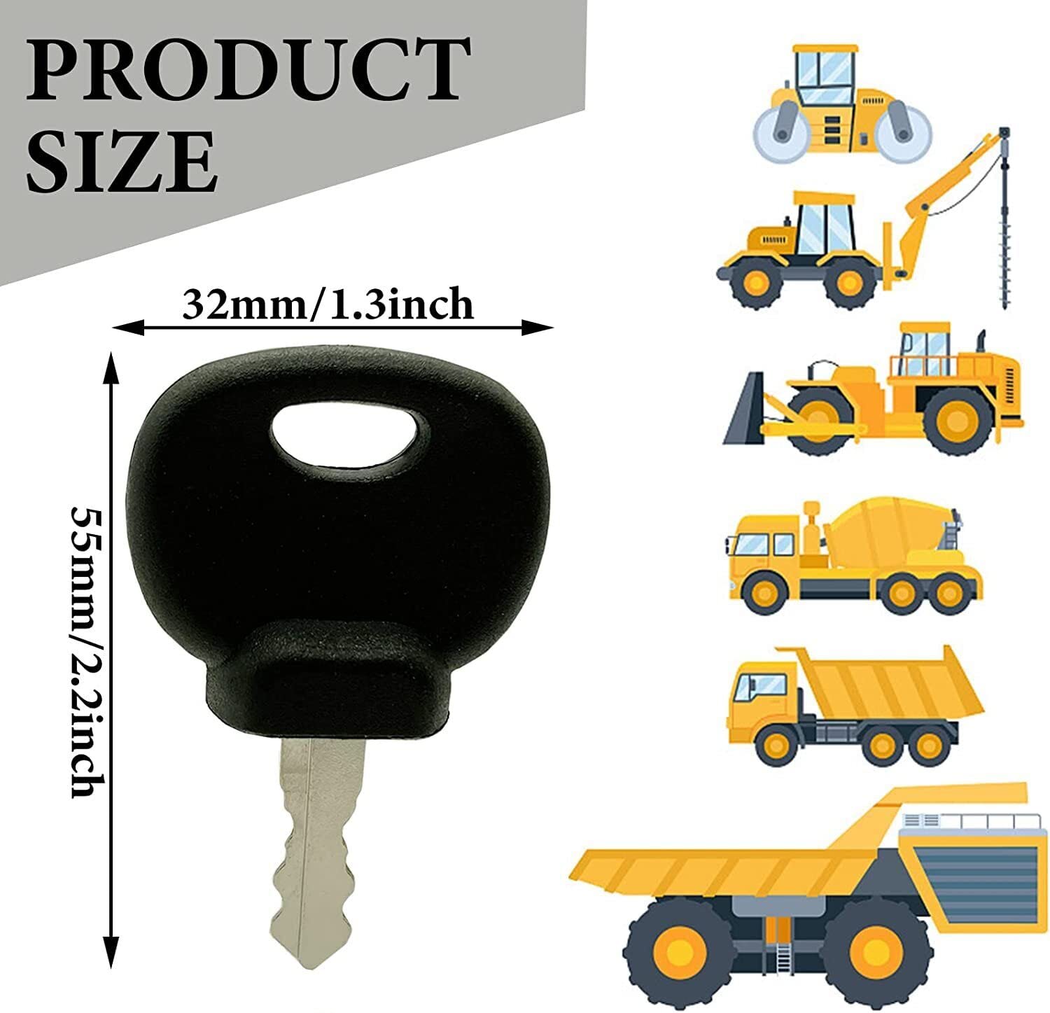 Zündschlüssel Set 9-tlg Für Traktor & Bagger - Universal 14601/14603/14607