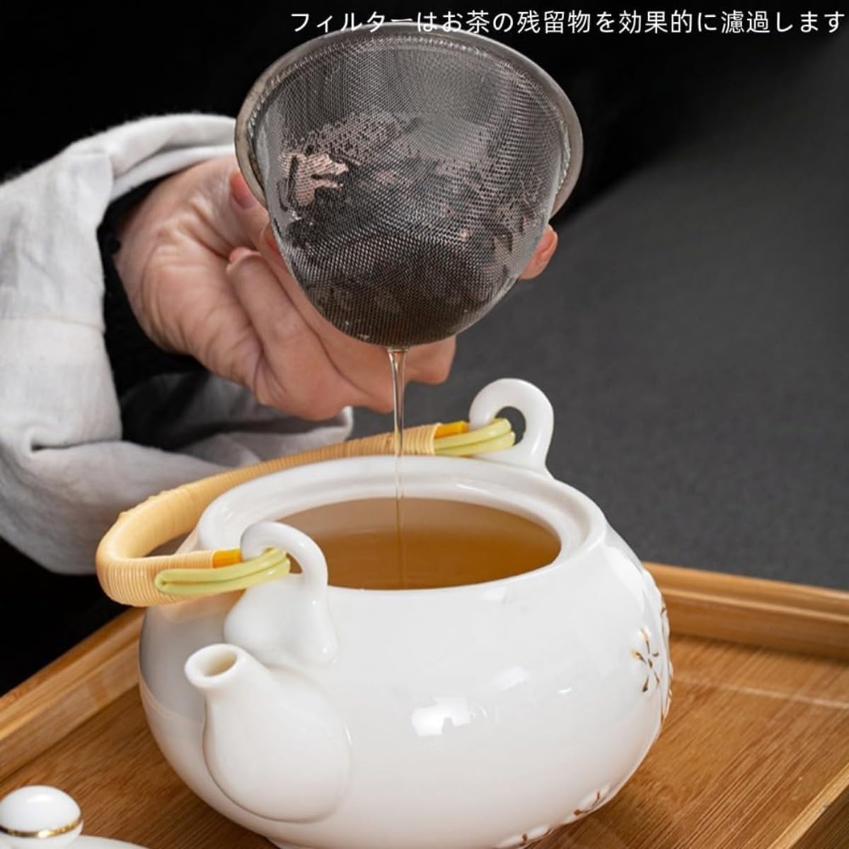 中国茶器 琺瑯彩錦繡纏蓮蓋碗 景徳镇 蓋付き茶器 飲茶食器 煎茶具 景徳