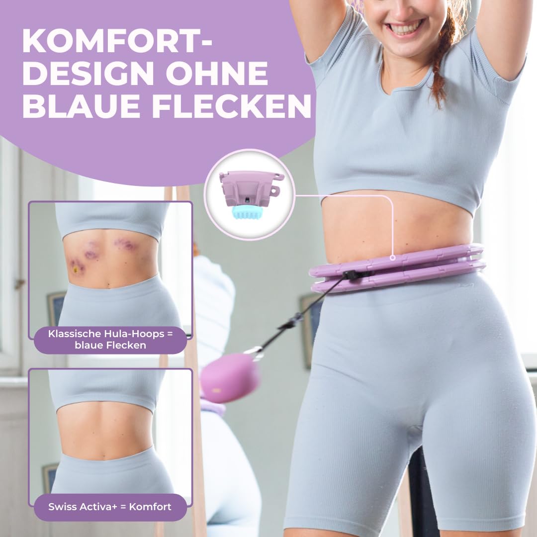 Swiss Activa+ S2 XXL Smart Hula-Hoop für Erwachsene