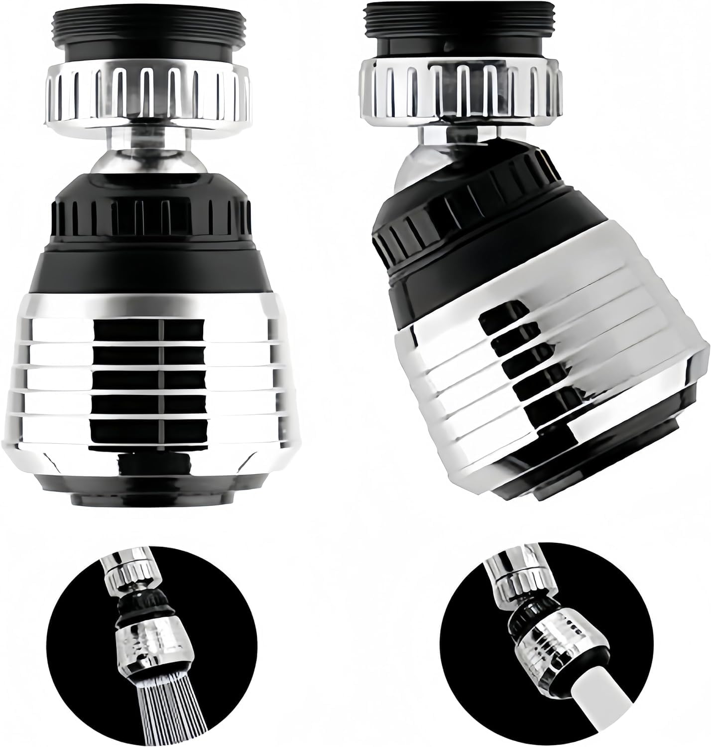 KESESU 360 Degree Swivel Faucet Aerator Deluxe Water Saving Faucet Sprayer Water Saving Bubbler Pressurized Faucet Filter Kitchen Accessories 2 Modes (Faucet Head - D - 2) (B0CTJ5D3WH) Amazon Price History, Amazon Price Tracker