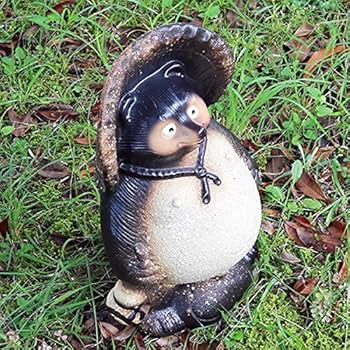 Amazon.co.jp: 信楽焼 たぬき【13号古代風狸 ta-0309】タヌキ 縁起物