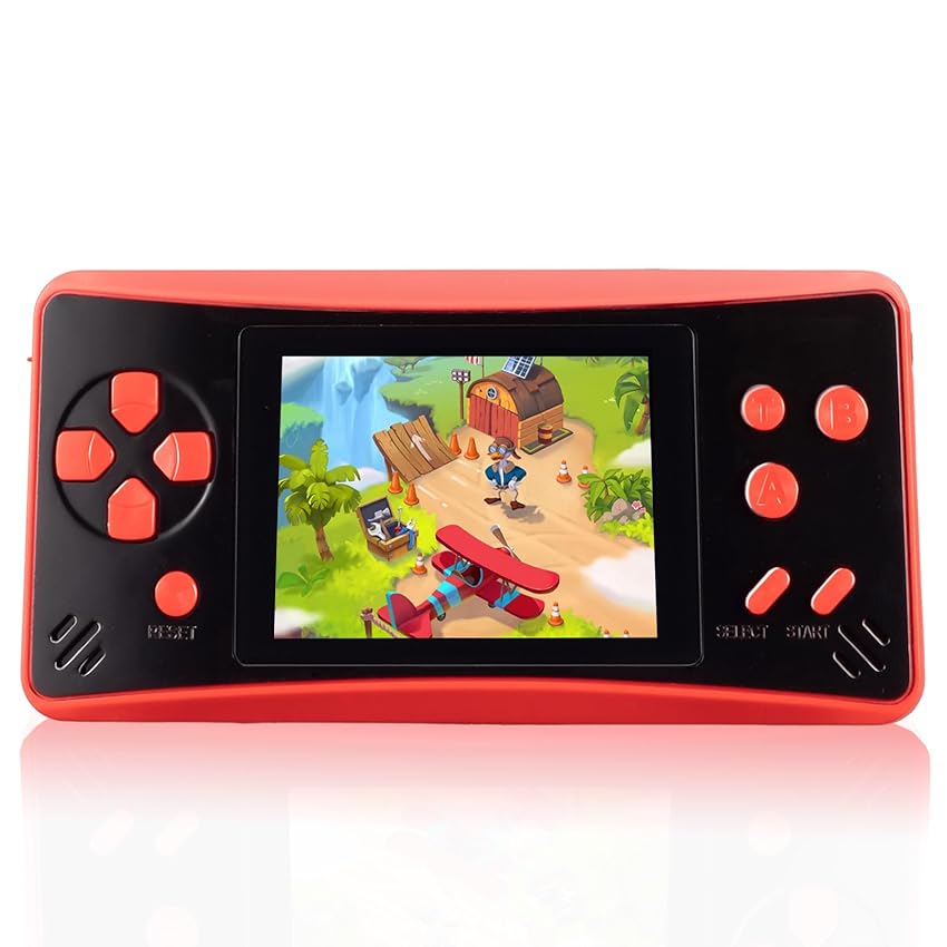 Immagine del prodotto QINGSHE Console di Giochi Portatile, RS-1 Plus Console di Giochi retrò Game Player 3.2 Pollice 218 Classic Giochi 1 USB Charge, TV Output Videogioco per Genitori dei Bambini Amici(Red)