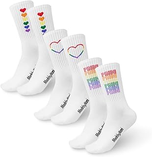 Sponsored You’re seeing this ad based on the product’s relevance to your search query.Learn more about this advertisement Made by Nami 3 Pairs Rainbow Socks LGBTQ Accessories Gay Lesbian Pride Outfit