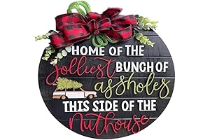 National Lampoon's Christmas Vacation Holiday Decor Wooden Wreath