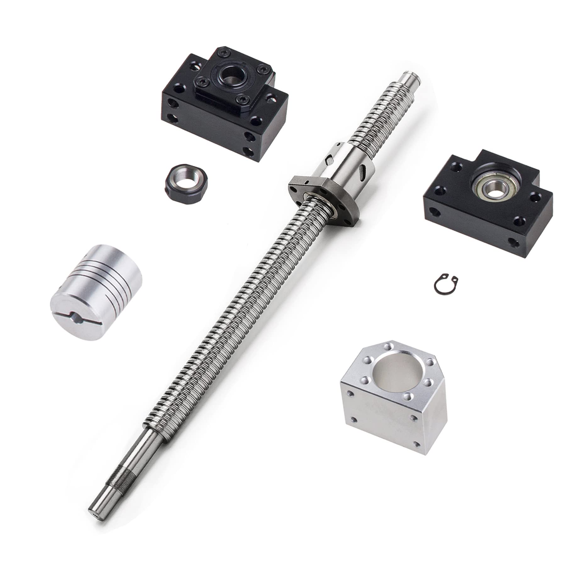 CNC Juego de guía lineal HGR20-400 mm con bloque deslizante y husillo de bolas SFU1605