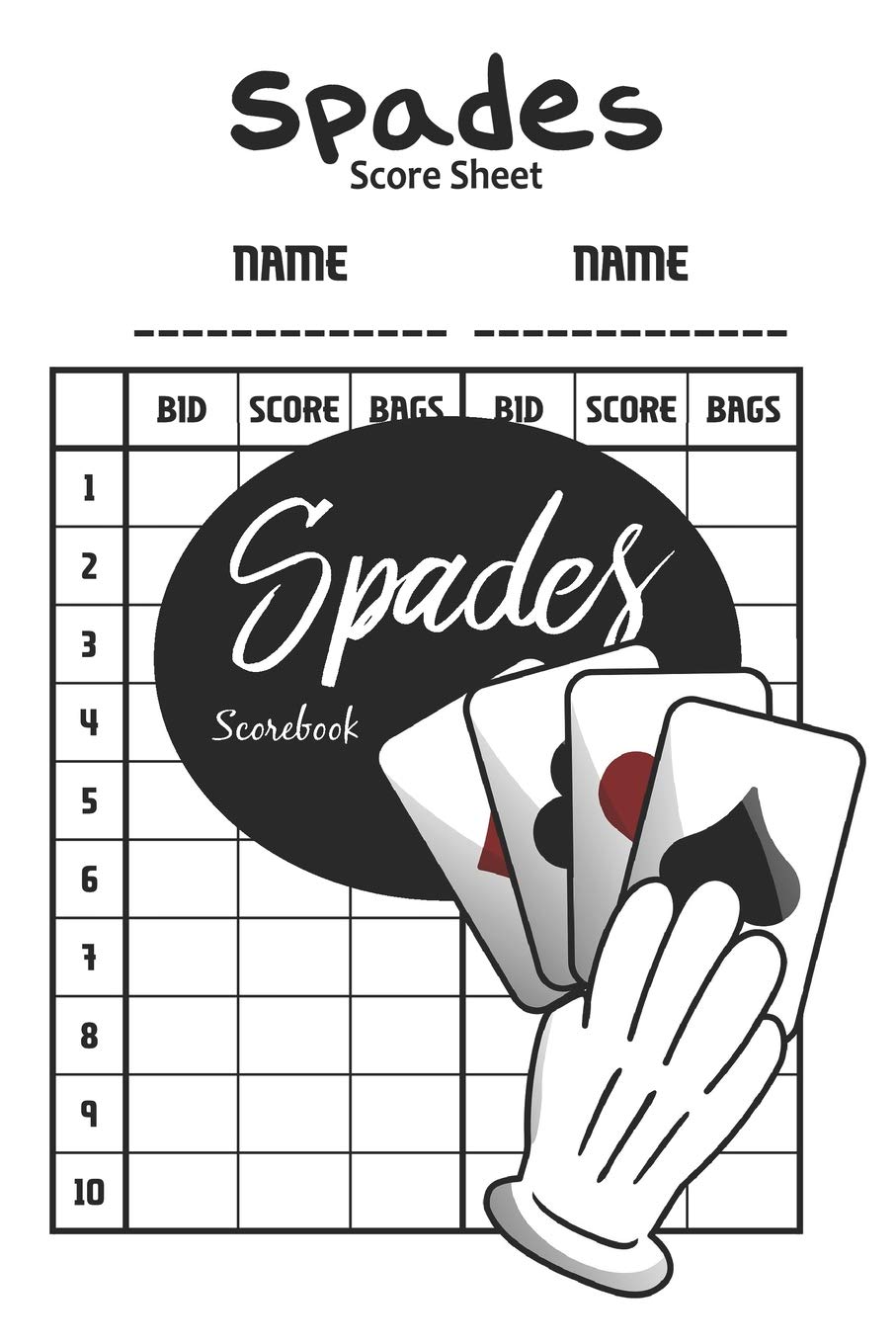 Buy Spades Scorebook 100 Spades Score Sheets Online at desertcartINDIA