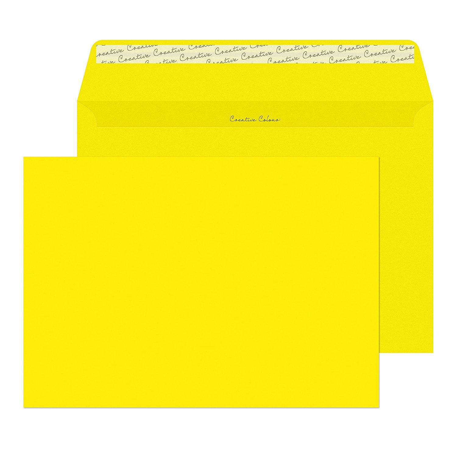 Blake C5 120gsm Peel and Seal Wallet Envelope - Canary Yellow (Pack of 250)