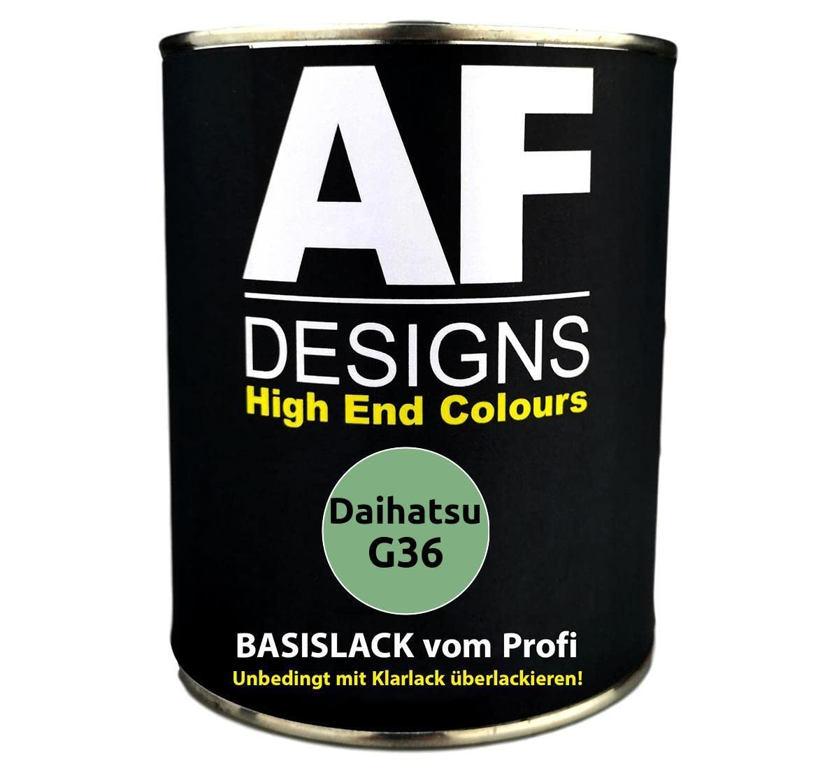 Alex Flittner Designs Peinture de voiture pour Daihatsu G36 Apple Green Opale métallisé 1 l
