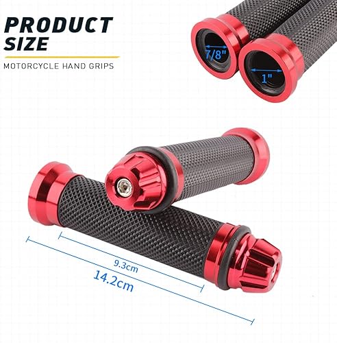 Miniatura 7 de DREAMIZER 78 pulgadas 0.866 in mango universal motocicleta mango mango mango motocicleta agarre motocicleta mango mango mango cubierta de manillar
