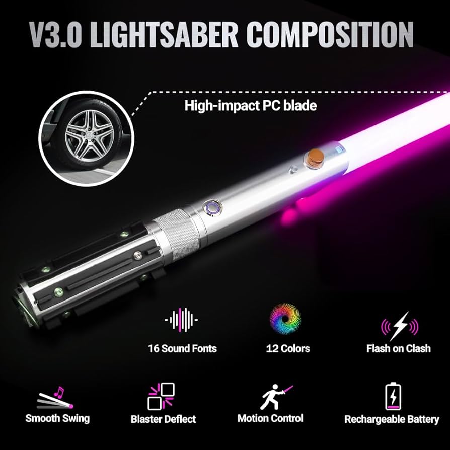 ライトセーバー RGB Amazon.com: ZHUO HAO Lightsabers RGB Pro Dueling Lightsabers