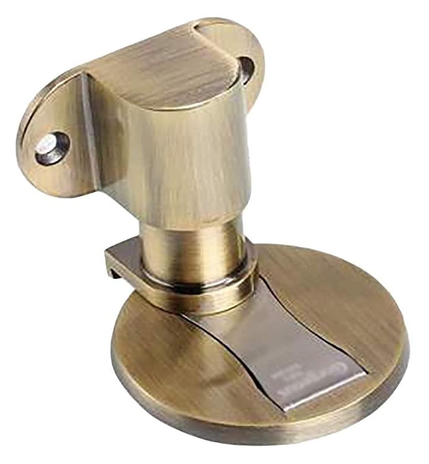 Door Stops Adjustable Invisible Suction Bedroom Bathroom Stop Anti-Collision Doorstop Device Magnetic(Silver)