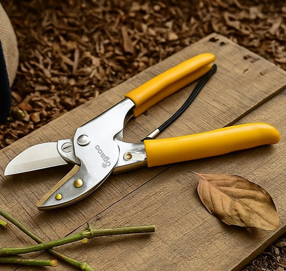 UGAOO Durable Gardening Hand Tool for Gardening - Heavy Duty Anvil Pruner