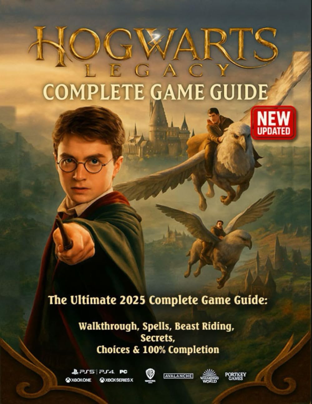 Hogwarts Legacy The Ultimate 2025 Complete Game Guide – Walkthrough, Spells, Beast Riding, Secrets, Choices & 100% Completion