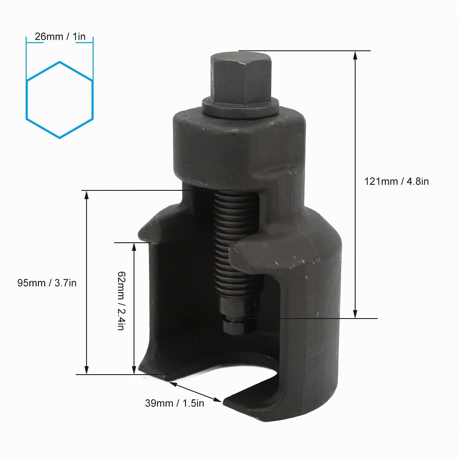 Extracteur Résistant de Séparateur de capacité de L'outil 39mm de Retrait de Rotule de Camion tie rod removal tool ball joint extractor Bricolage