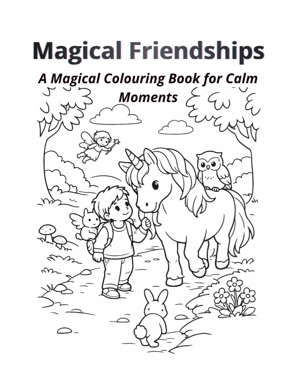 Magical Friendships: A Magical Colouring Book for Calm Moments