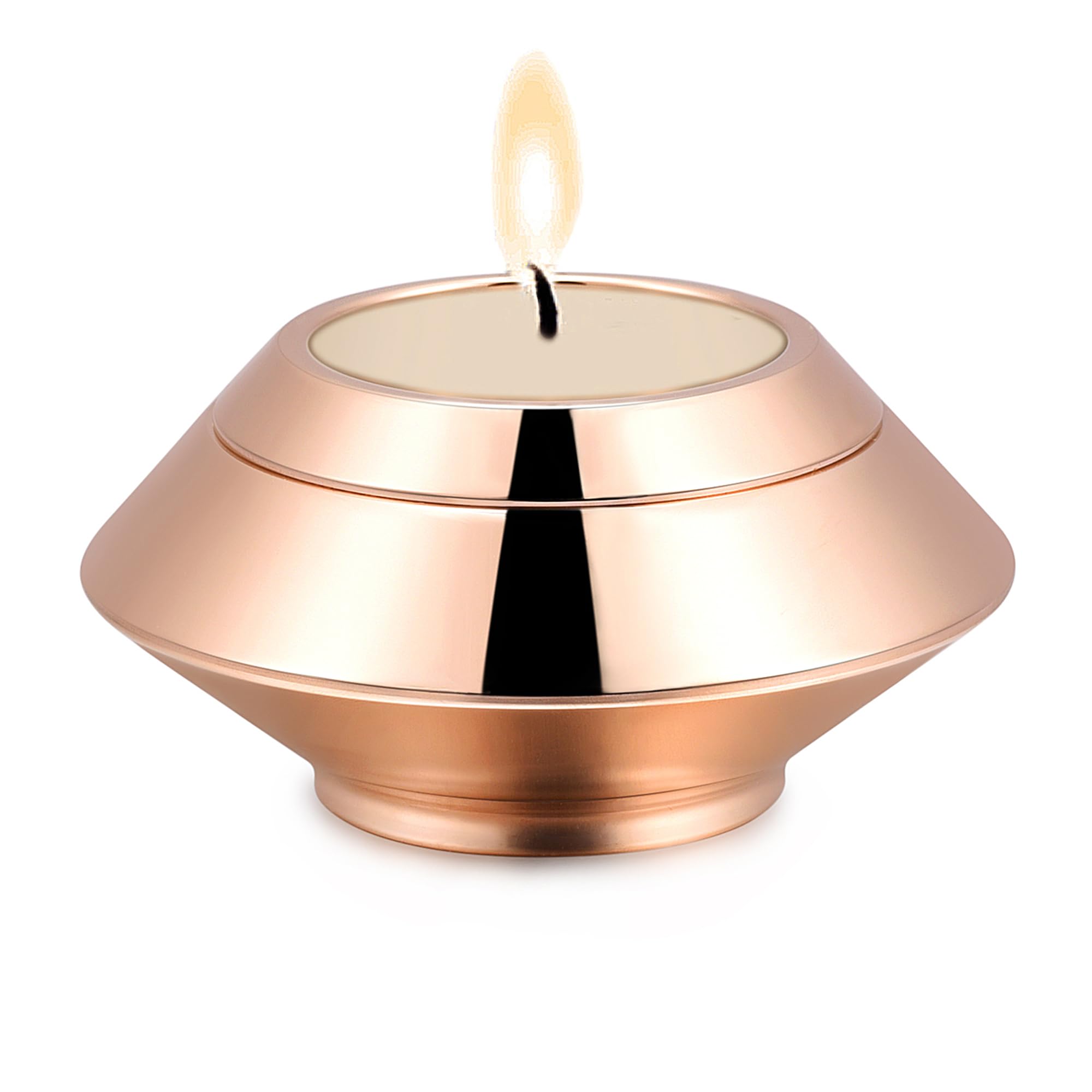 Cremation Urns for Ashes Stainless Steel Candle Ash Holder Keepsake Urn for Ashes Mini Funeral Urns for Human Ashes/Pet Ashes