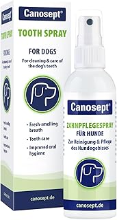Canosept Dental Care Spray 100 ml – Dental Dogs – Plaque Off – For Effective Dental Cleaning, Dental Care, Oral Hygiene – Helps Against Bad Breath – For Bad Breath of Dogs