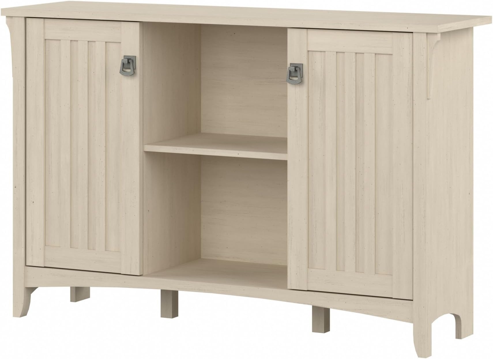 Bush Home Salinas Accent Storage Cabinet with Doors and Shelves, Farmhouse Cabinet Buffets & Sideboards