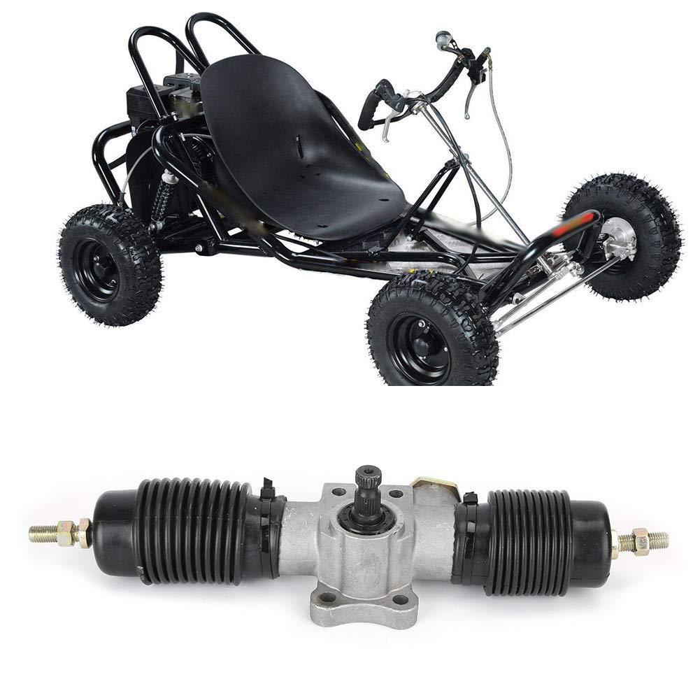 Servolenkung Welle Lenkgetriebe Welle 360 mm Edelstahl Passend für DIY China ATV UTV Fahrradteile Zubehör