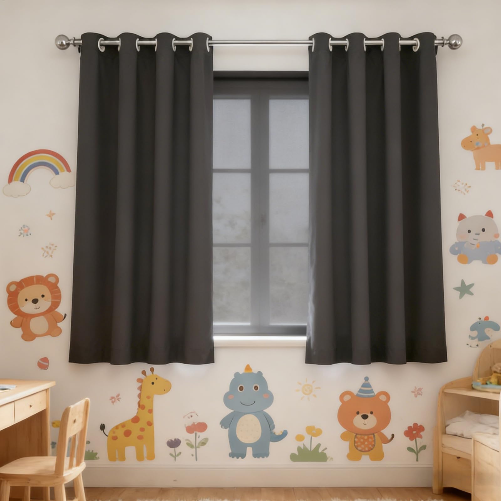 Rideau occultant bloquer lumiere 270 x 140 cm pour protéger votre intérieur de la chaleur