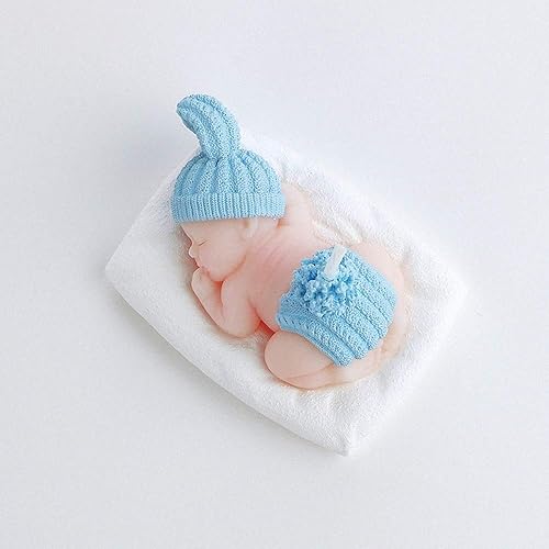 Miniatura 6 de Moldes para velas de baby shower, molde de silicona para jabón de bebé para dormir, molde de caramelo para fiesta de cumpleaños, herramienta de