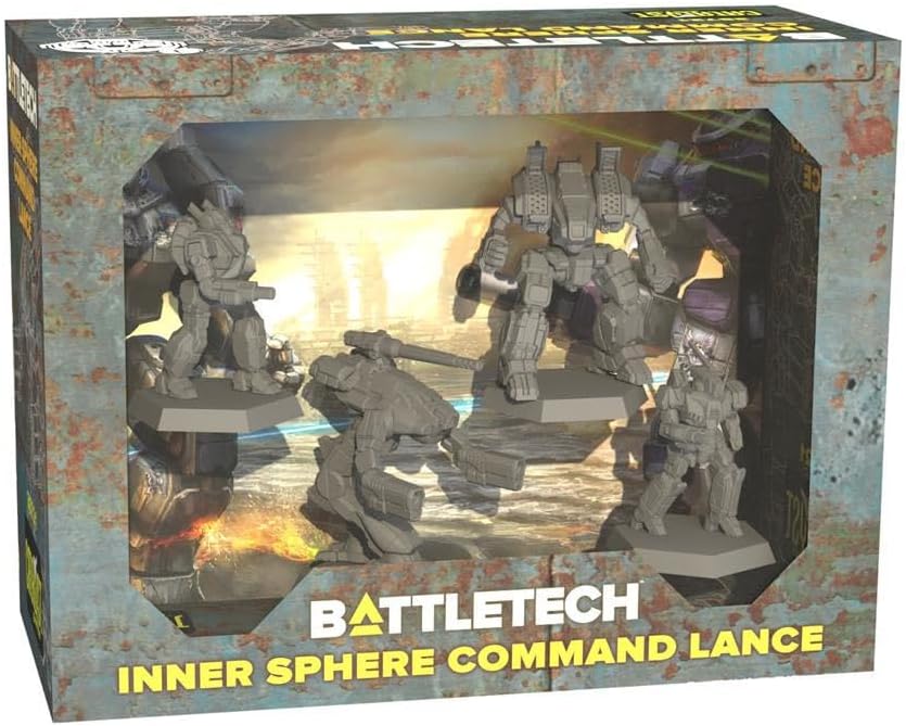 Catalyst Game Labs | BattleTech | Inner Sphere Command Lance Miniature Game for Ages 12+