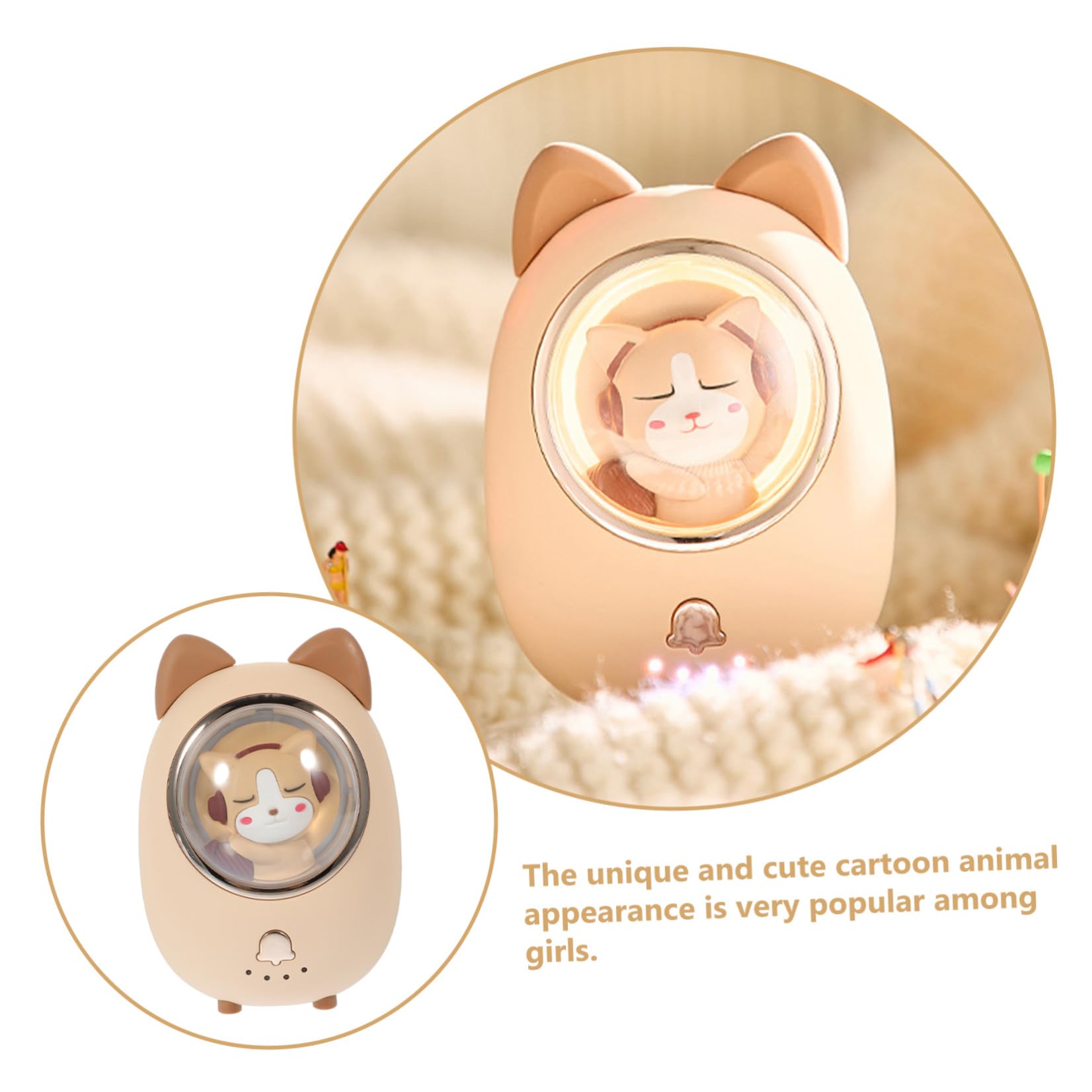 BESPORTBLE Calentador de Manos Recargable con Diseño de Personajes de Dibujos Animados USB Calentador de Manos Portátil para Invierno Eléctrico Adorable para Niñas